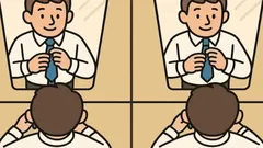 Puzzel: Kun jij binnen 45 seconden 3 verschillen vinden op de afbeelding van een man met stropdas?